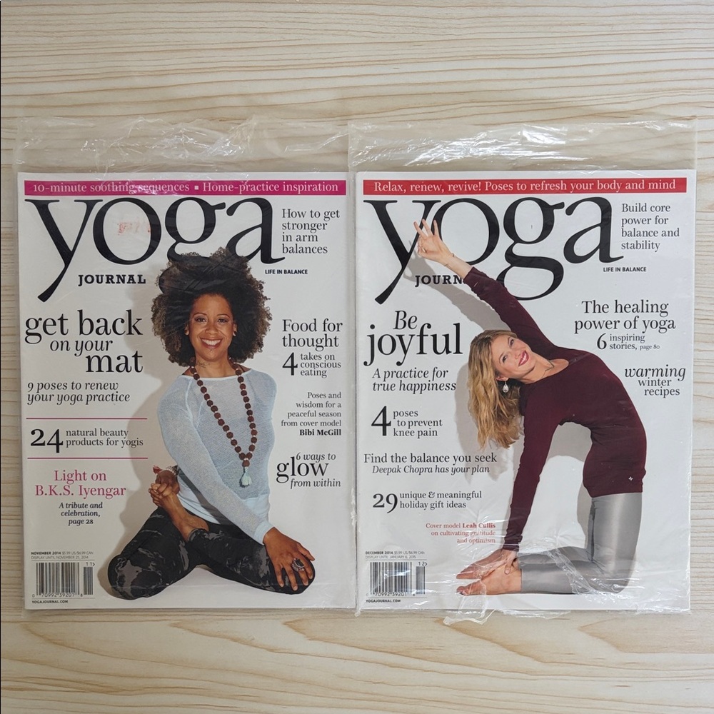 Yoga Journal Magazines-Nov.&Dec. ‘14 Issues